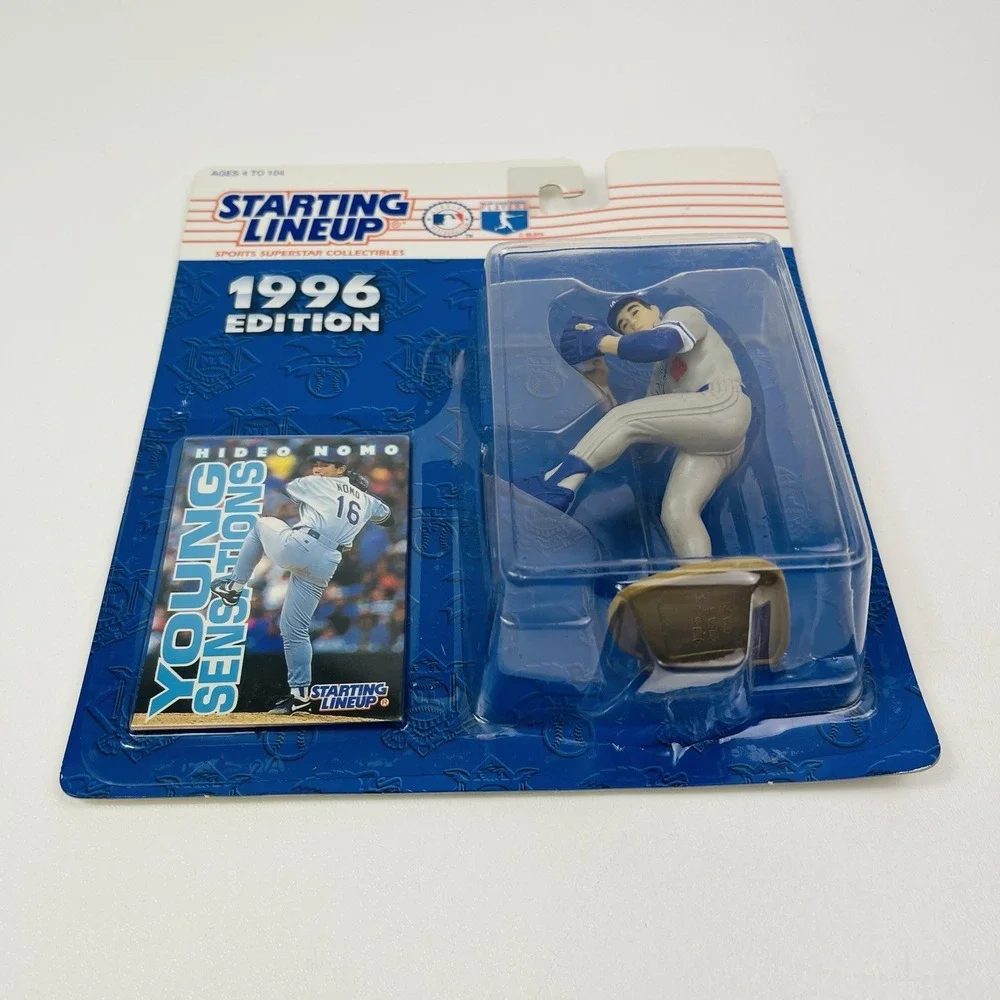 1996 Kenner Starting Lineup Hideo Nomo Dodgers Rookie Figure Baseball